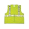Tingley Hi-Vis Safety Vest 2XL, 3XL Class 2 , Zipper 4 Pockets V70632.2X-3X - alternate 1